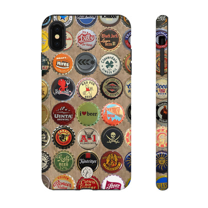 Beer Bottle Caps Tough Phone Case