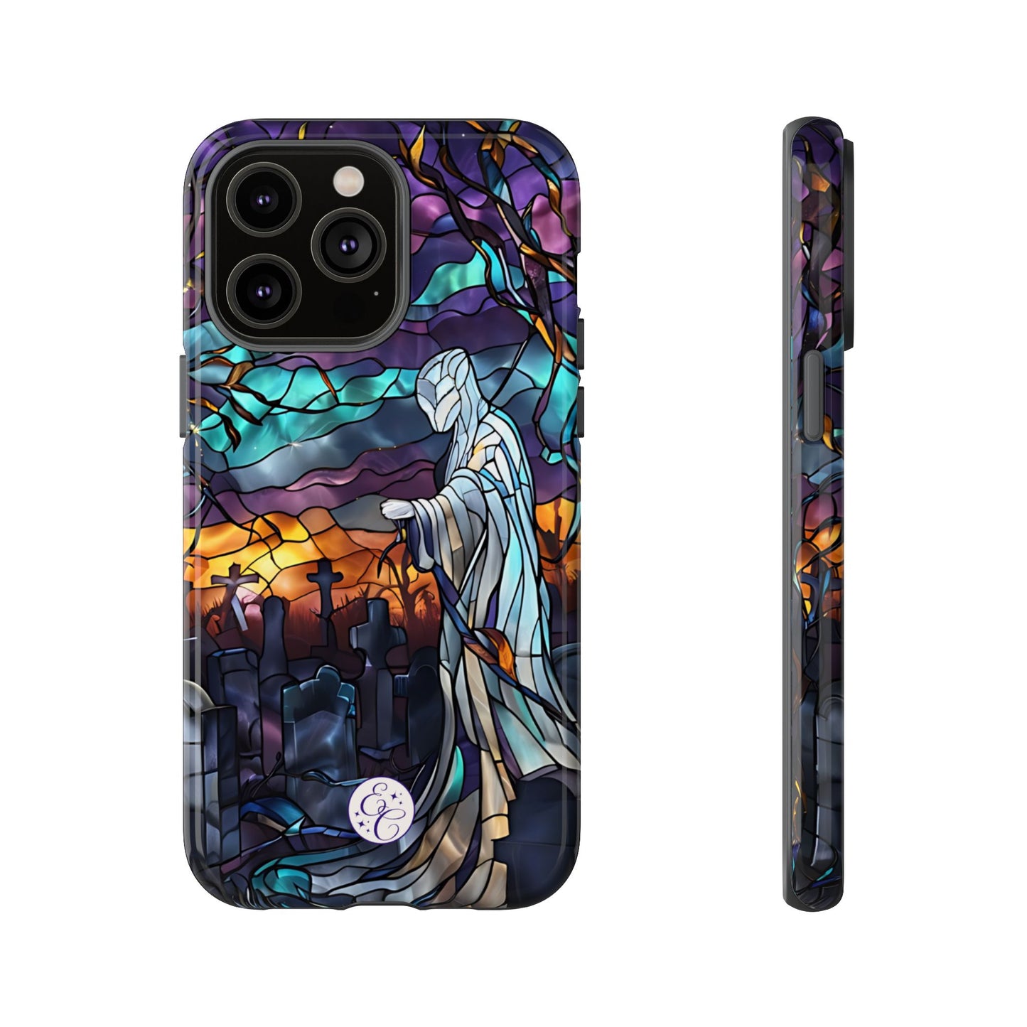 Stained Glass Ghost Tough Phone Case