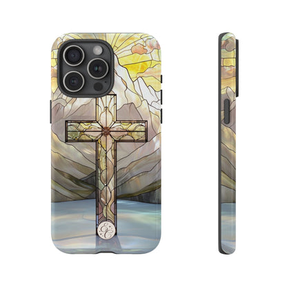 Stained Glass Cross Tough Phone Case