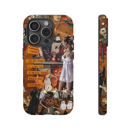 Halloween Aesthetic Collage Tough Phone Case