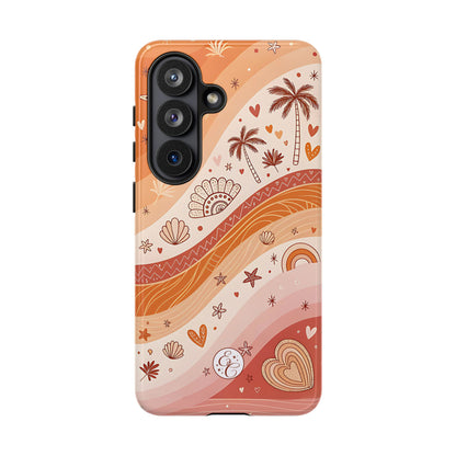 Lesbian Pride Boho Beach Tough Phone Case