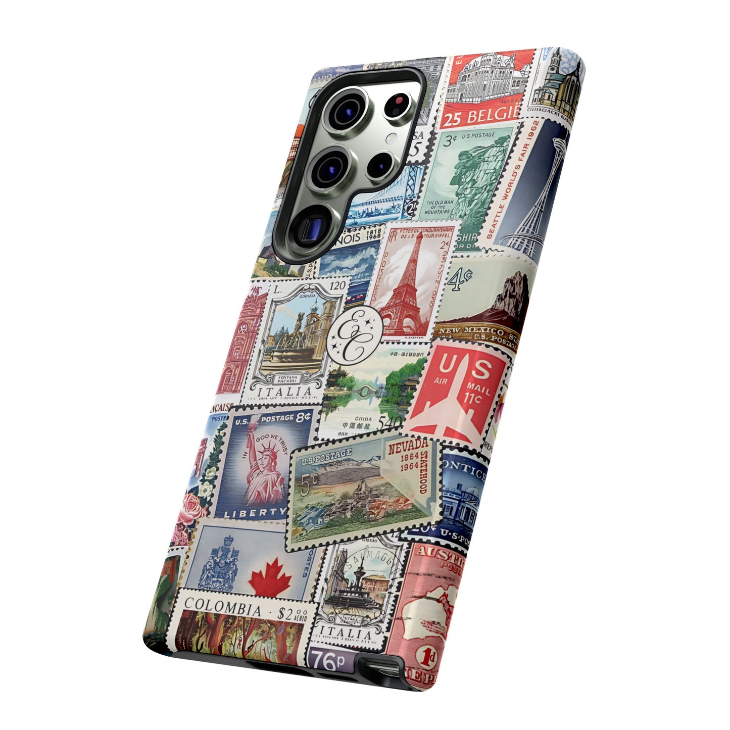 Vintage Stamp Collection Tough Phone Case