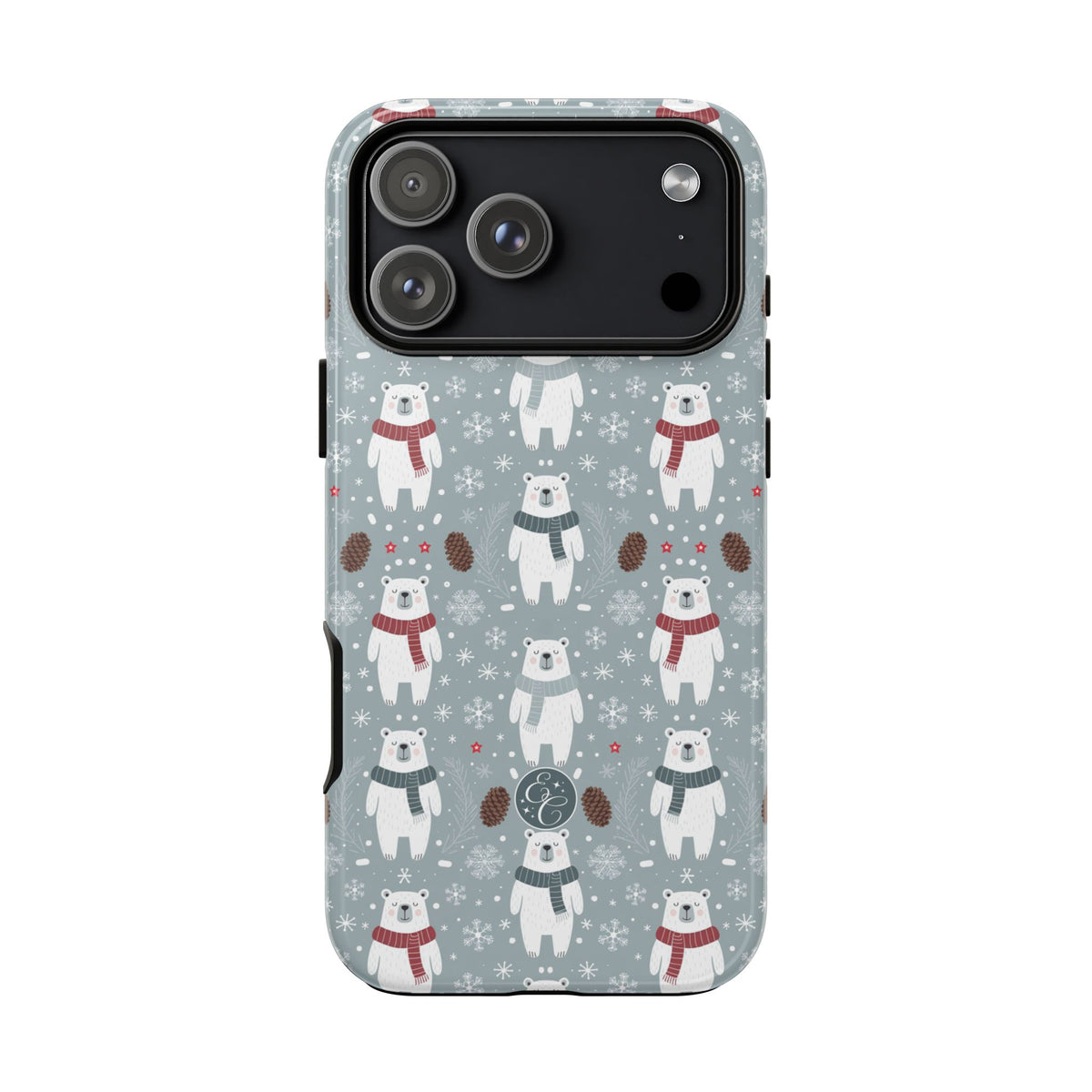 Cute Polar Bear Christmas Phone Case