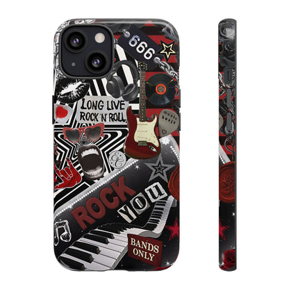 Rock and Roll Collage Tough Phone Case