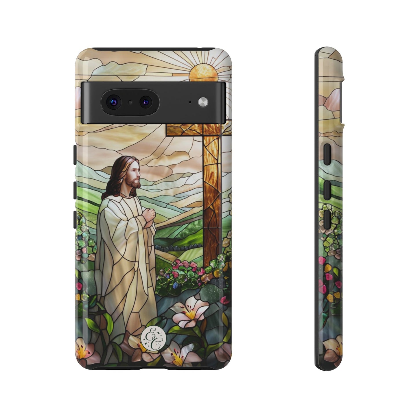 Jesus Stained Glass Tough Phone Case