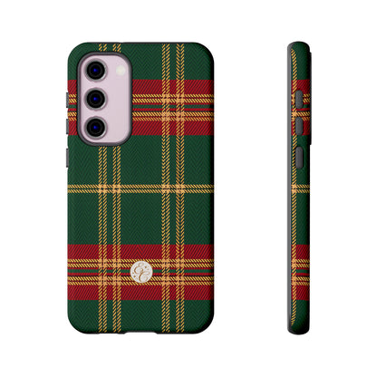 Green Red & Gold Plaid Tough Phone Case