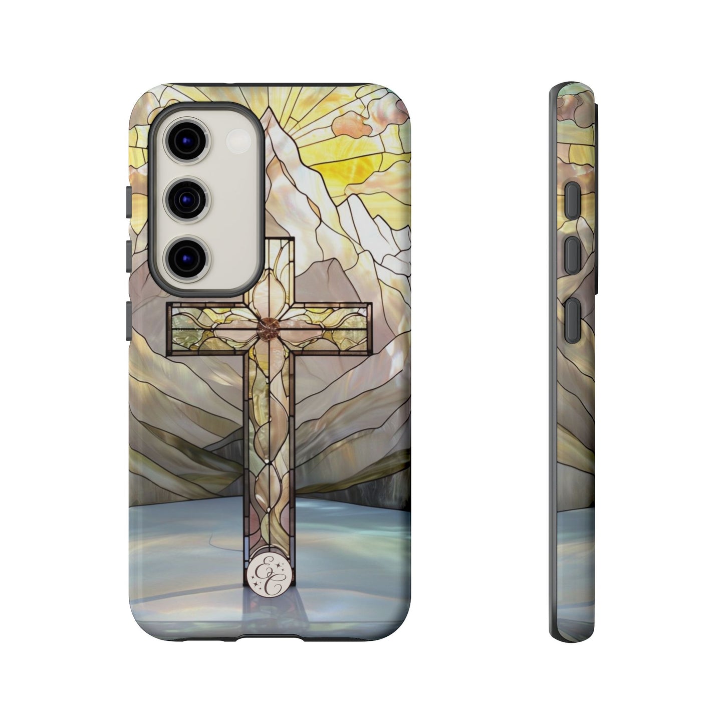 Stained Glass Cross Tough Phone Case