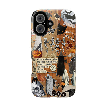 Halloween Spooky Collage Tough Phone Case