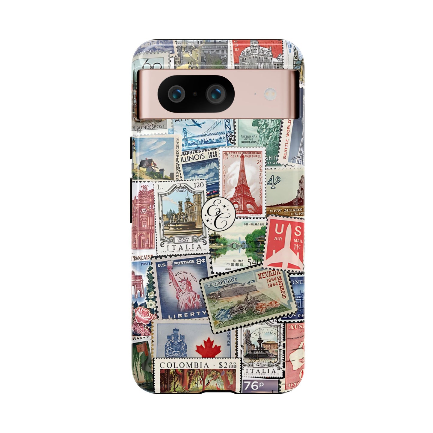 Vintage Stamp Collection Tough Phone Case