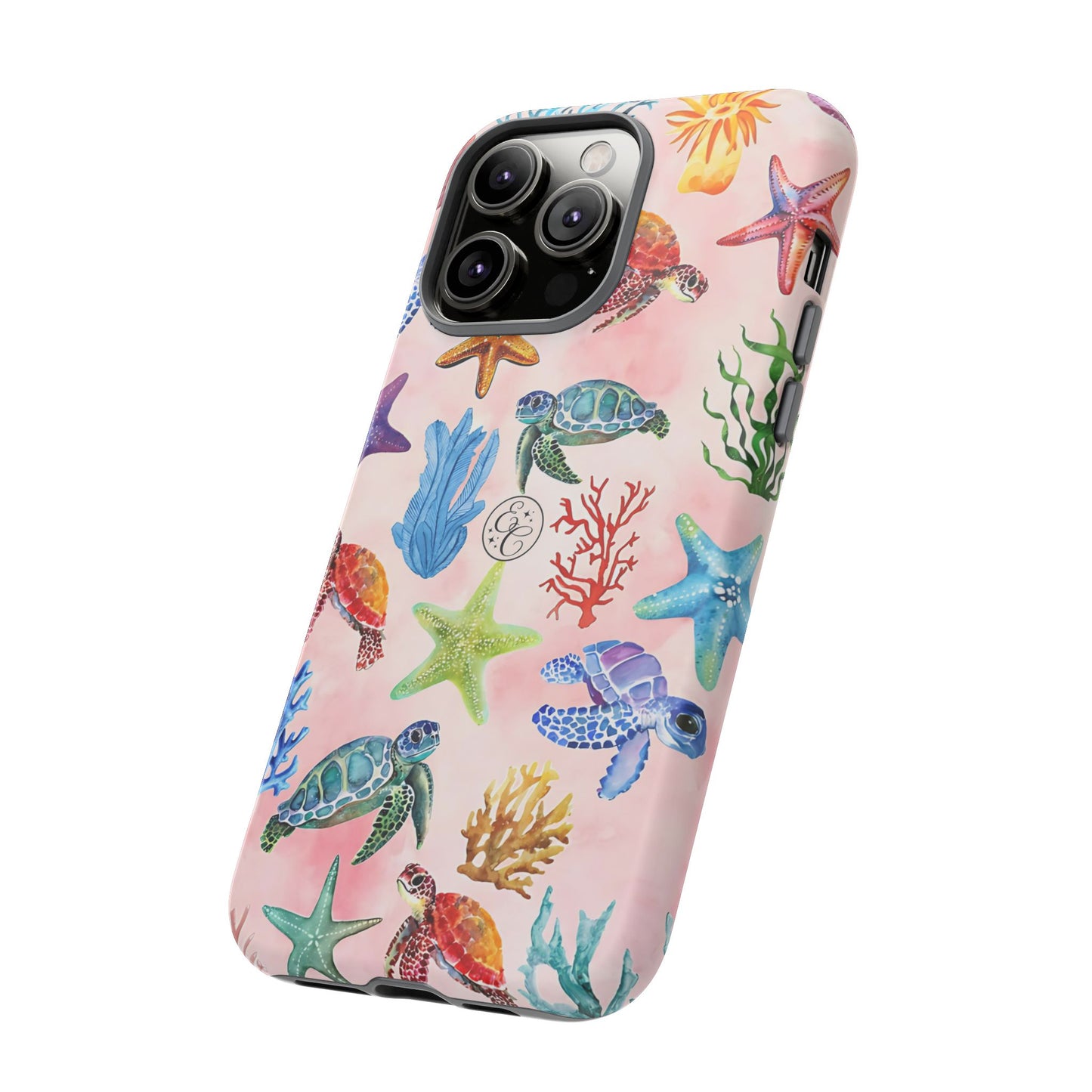 Colorful Marine Life Tough Phone Case