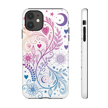 Subtel Bisexual Boho Doodle Tough Phone Case
