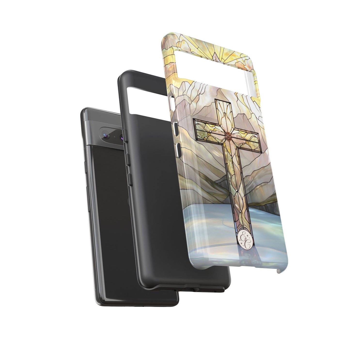 Stained Glass Cross Tough Phone Case