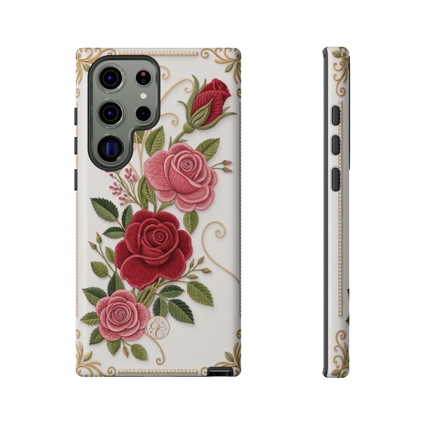 Elegant Rose Garden Tough Phone Case