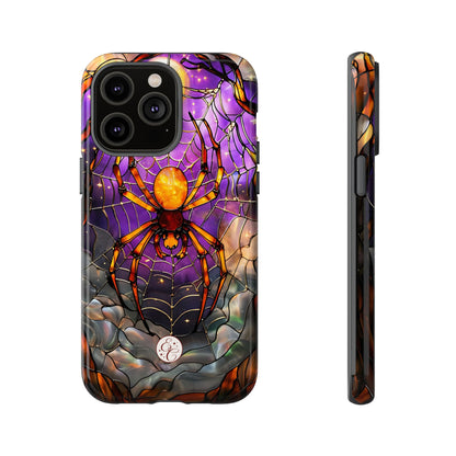Stained Glass Spider Tough Phone Case