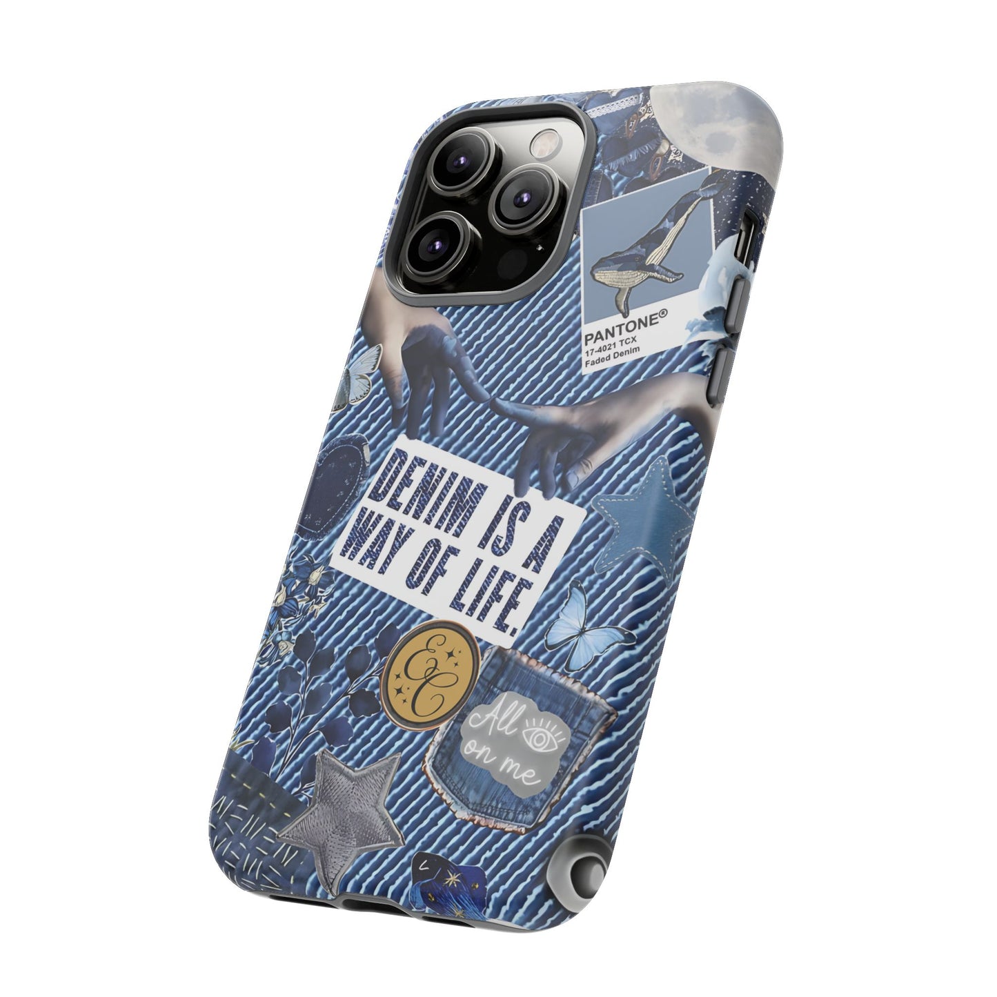 Denim Texture Tough Phone Case