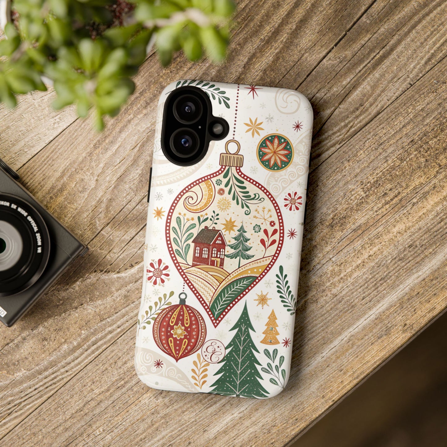Cozy Christmas Ornament Tough Phone Case