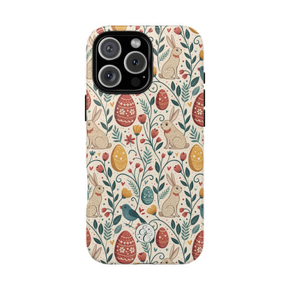 Vintage Easter Pattern Tough Phone Case