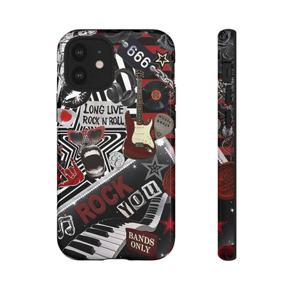 Rock and Roll Collage Tough Phone Case