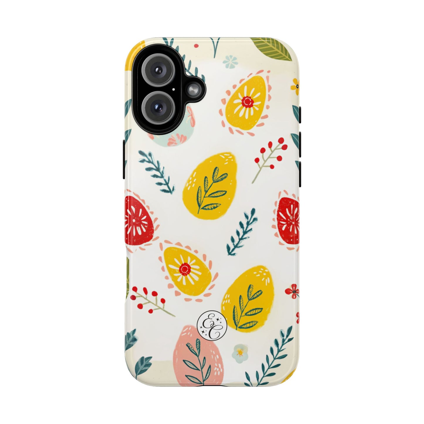 Colorful Easter Egg Pattern Tough Phone Case