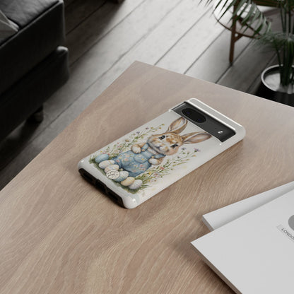 Bunny with Easter Eggs Tough Phone Case