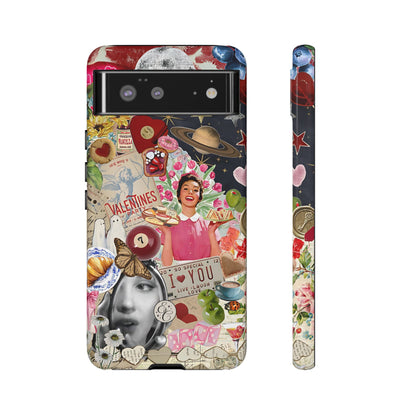 Retro Aesthetic Collage Art Tough Phone Case