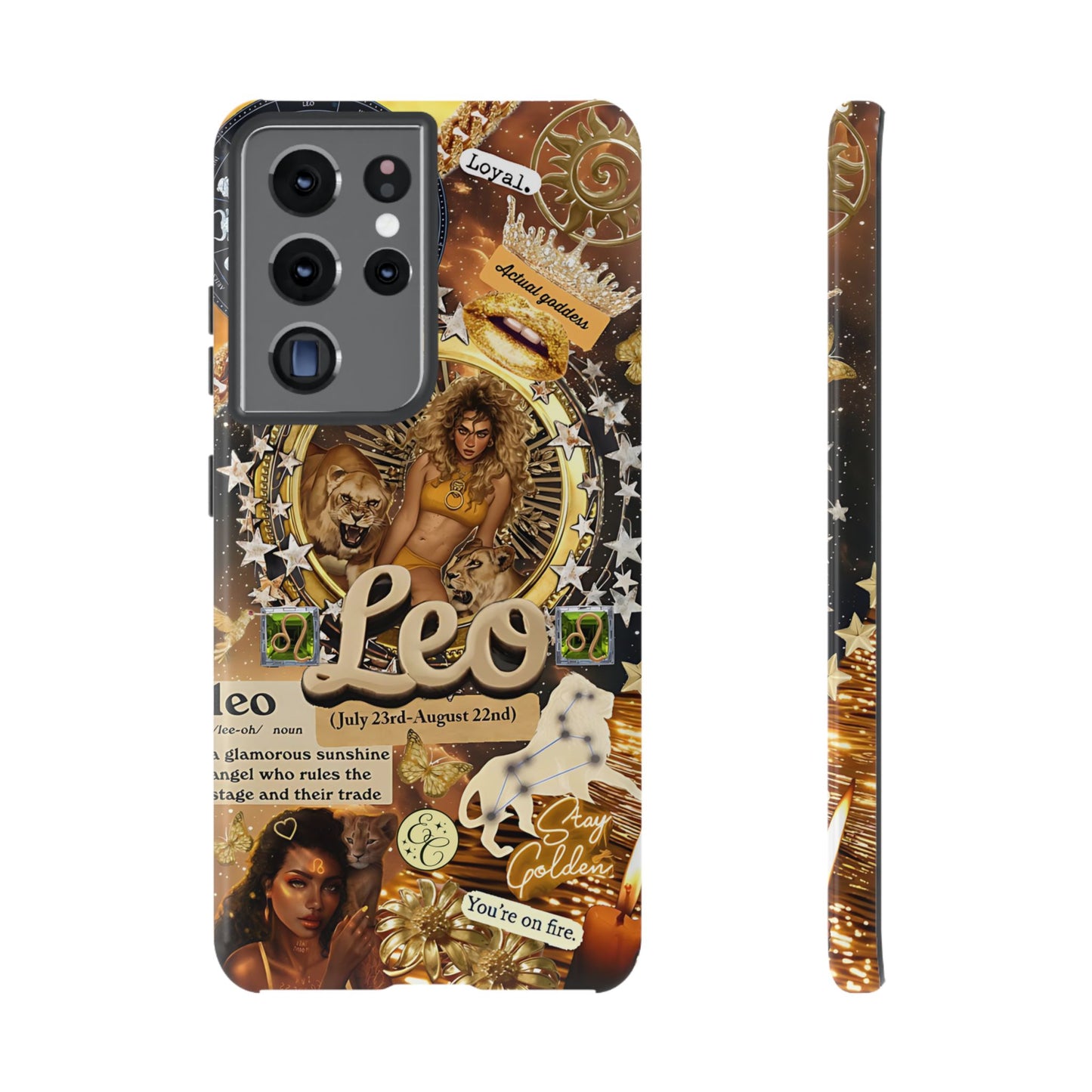 Leo Zodiac Sign Tough Phone Case