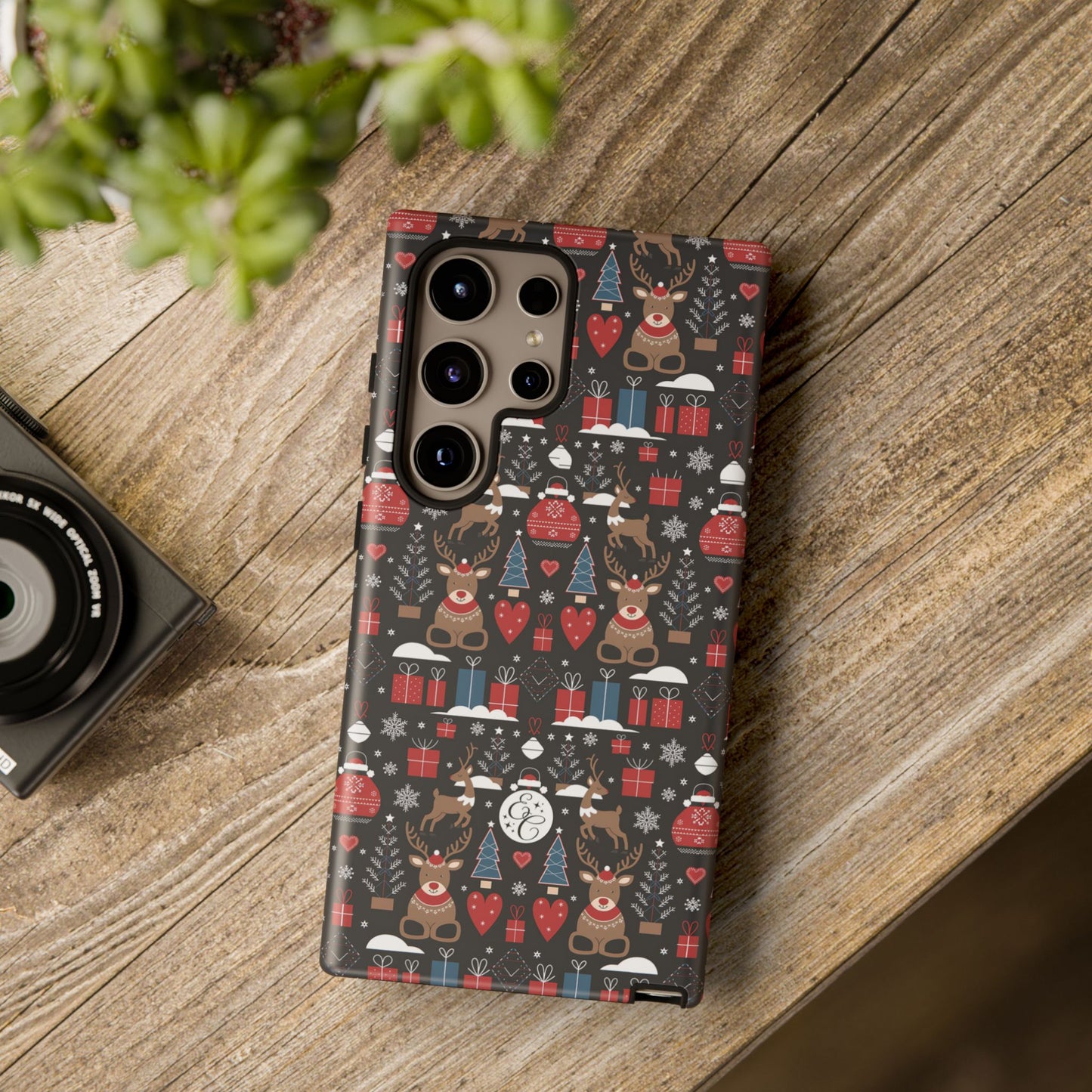 Christmas Holiday Pattern Tough Phone Case