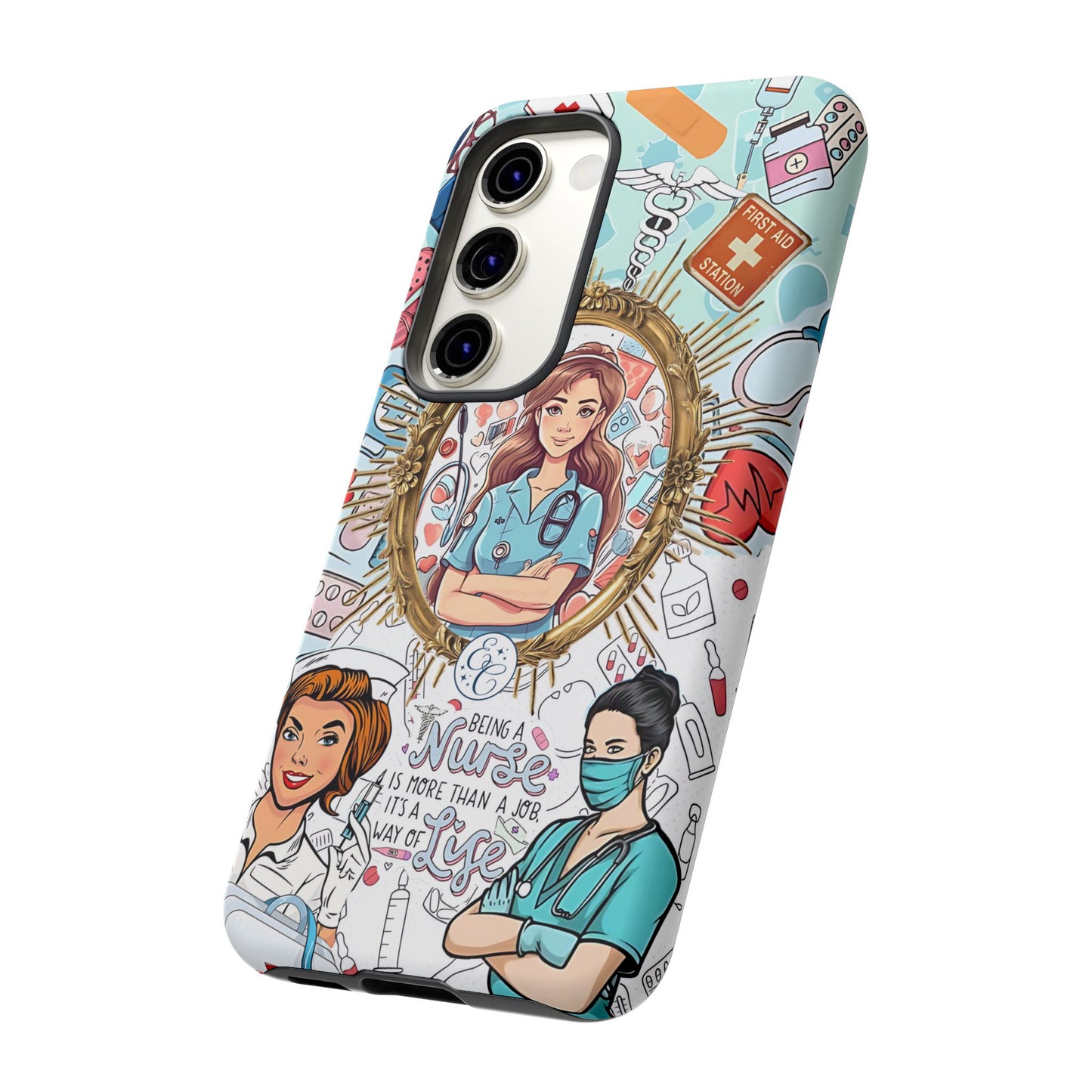 Nurse Art Tough Phone Case