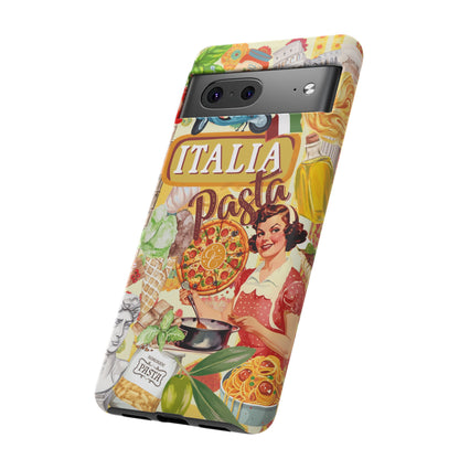 Italian Cuisine Collage Tough Phone Case