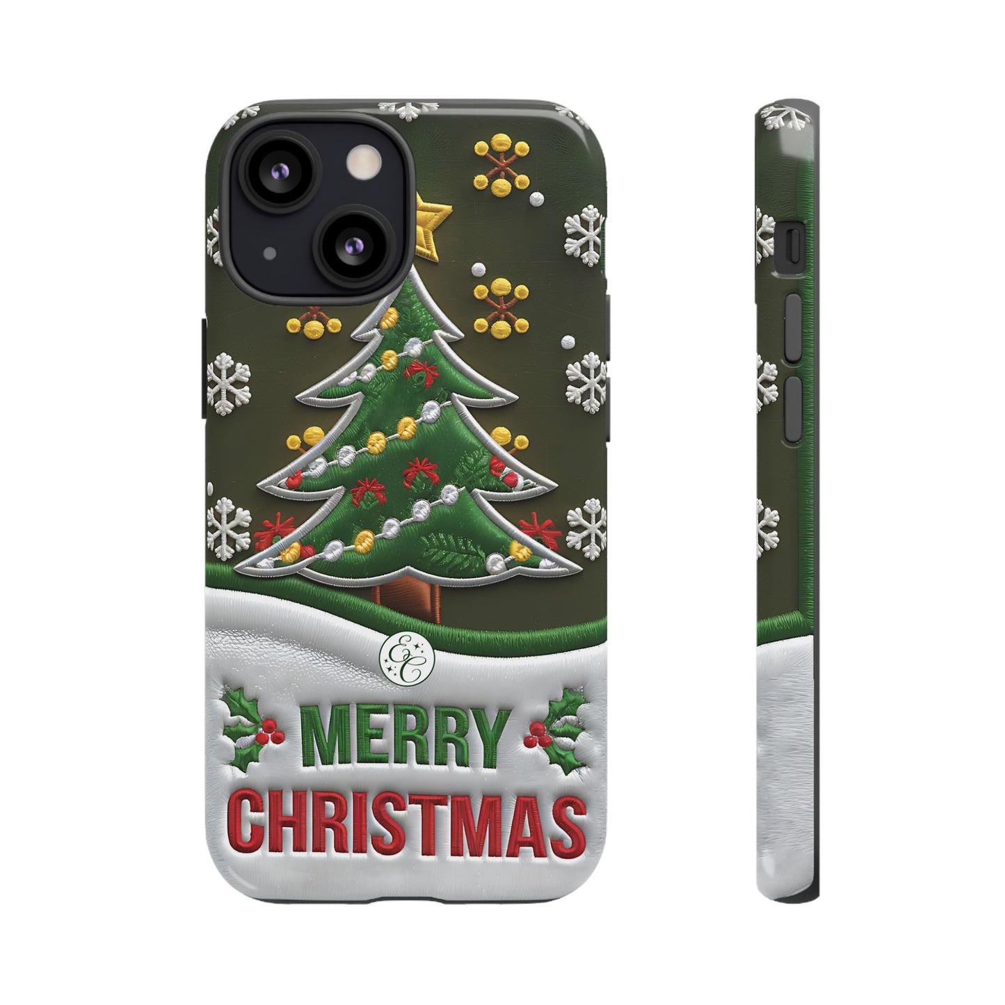 Merry Christmas Tree Tough Phone Case