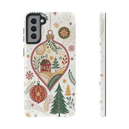 Cozy Christmas Ornament Tough Phone Case
