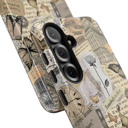 Library Romance Collage Tough Phone Case