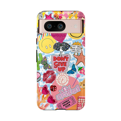 Pop Art Collage Tough Phone Case