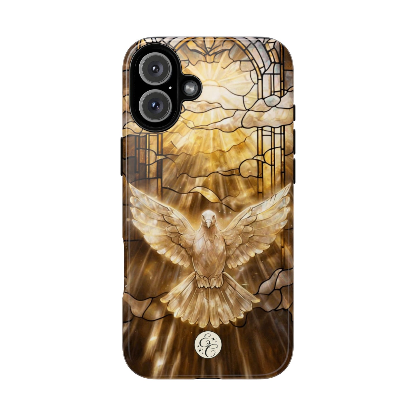 Holy Spirit Stained Glass Tough Phone Case