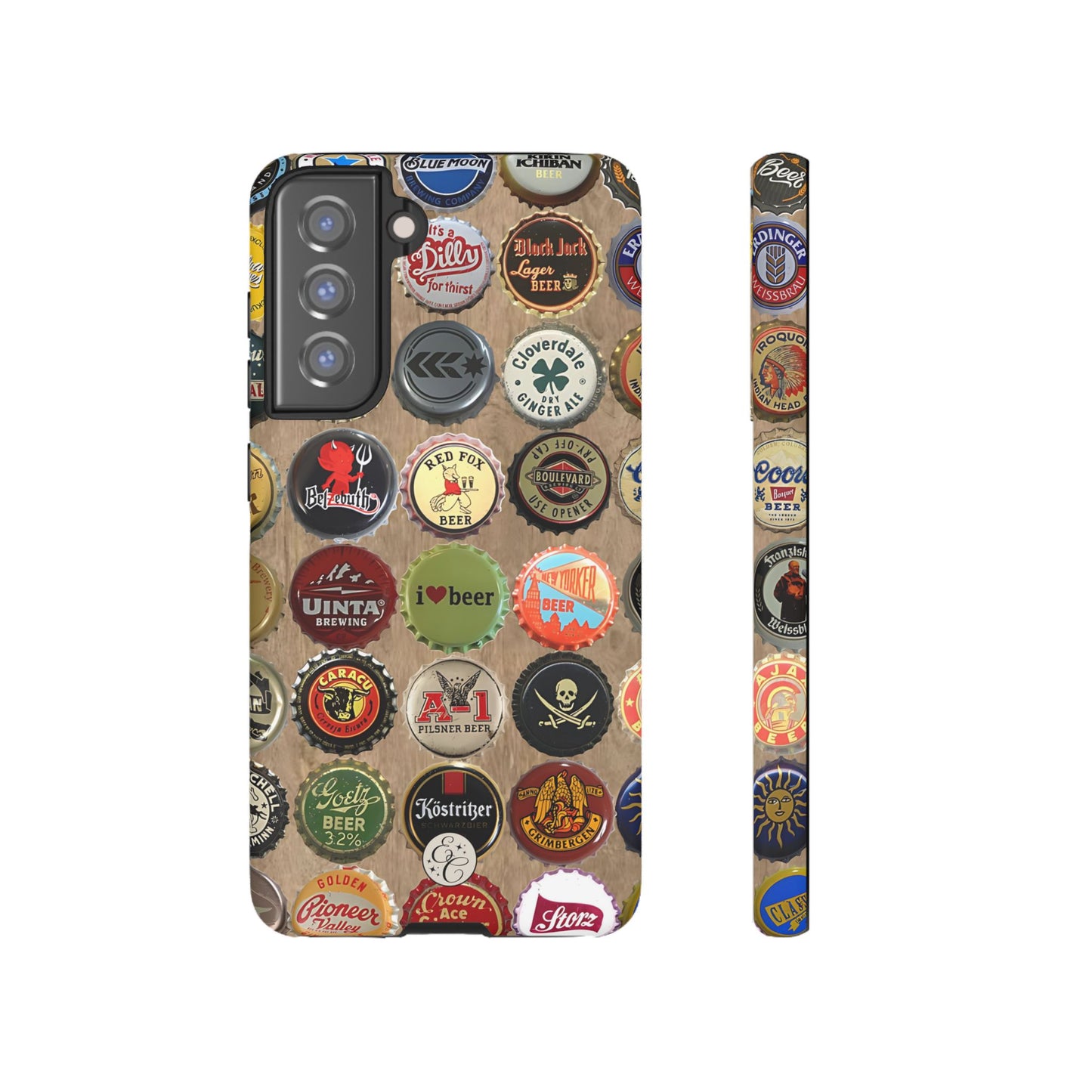 Beer Bottle Caps Tough Phone Case