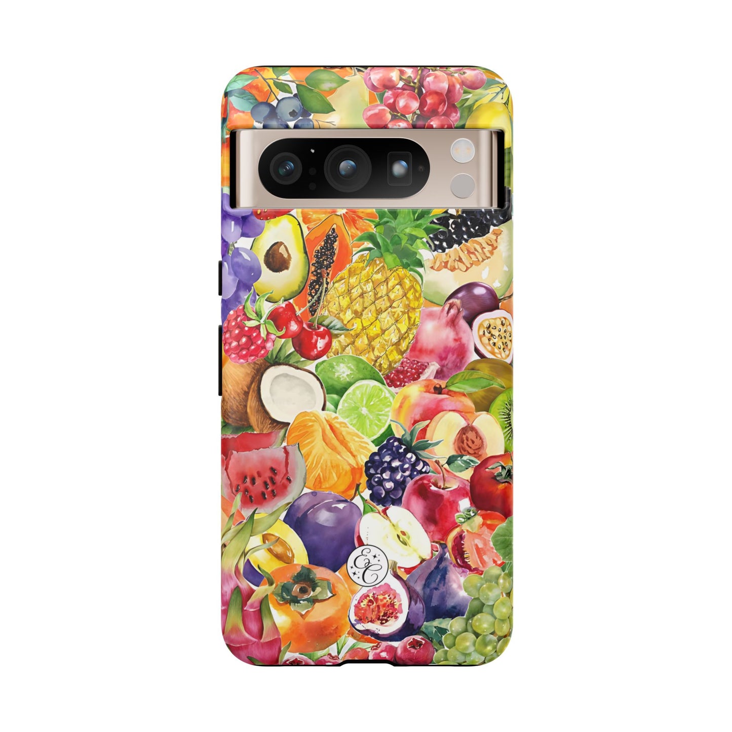 Colorful Fruits Collage Tough Phone Case