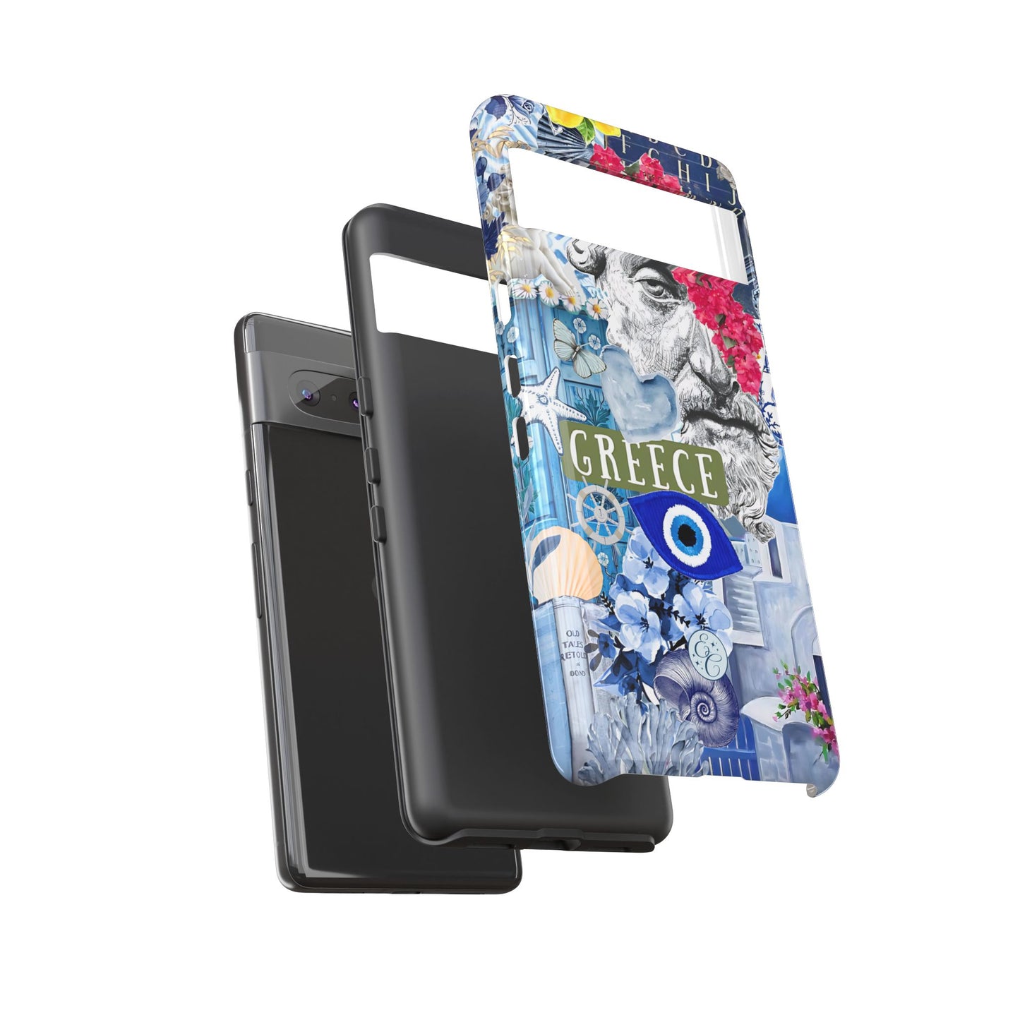 Greek Summer Collage Tough Phone Case