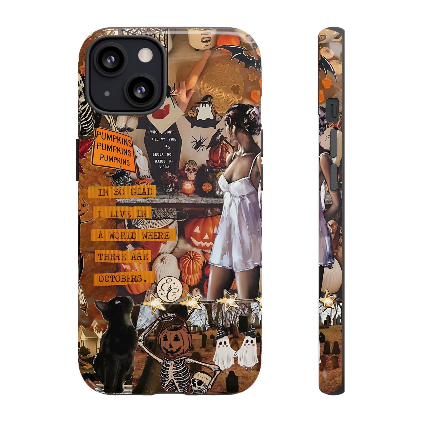 Halloween Aesthetic Collage Tough Phone Case
