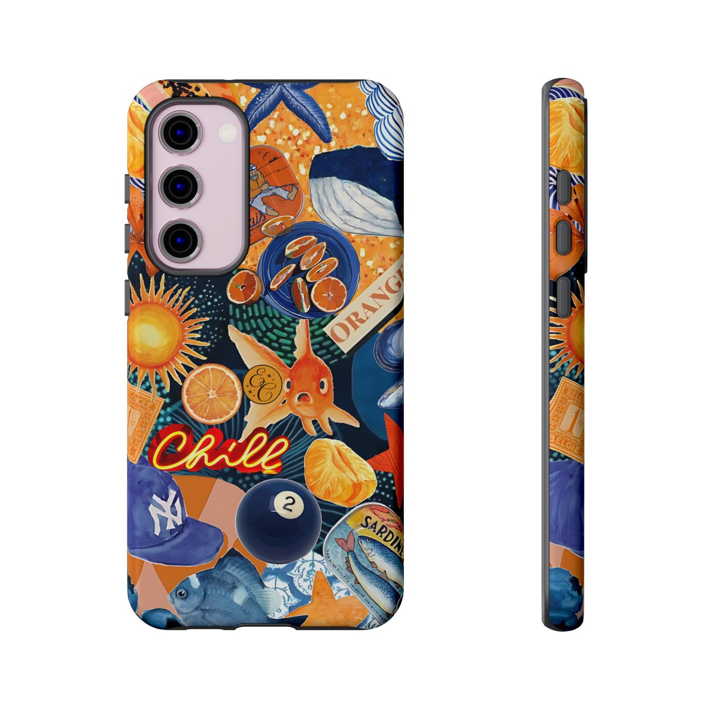 Nautical and Citrus Tough Phone Case