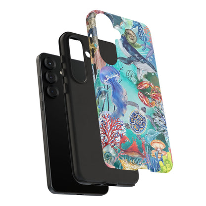 Ocean Wonders Collage Tough Phone Case