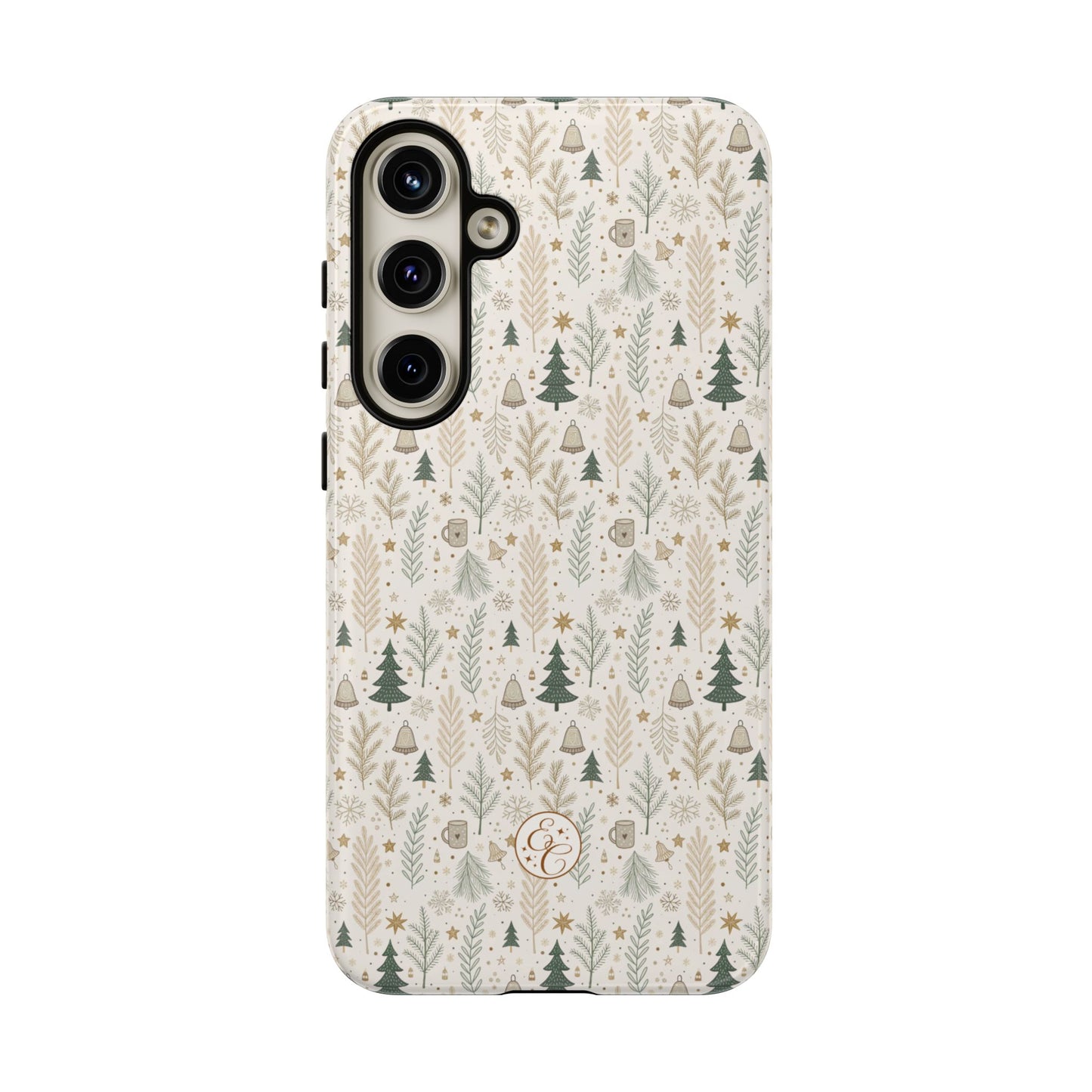 Boho Christmas Forest Tough Phone Case