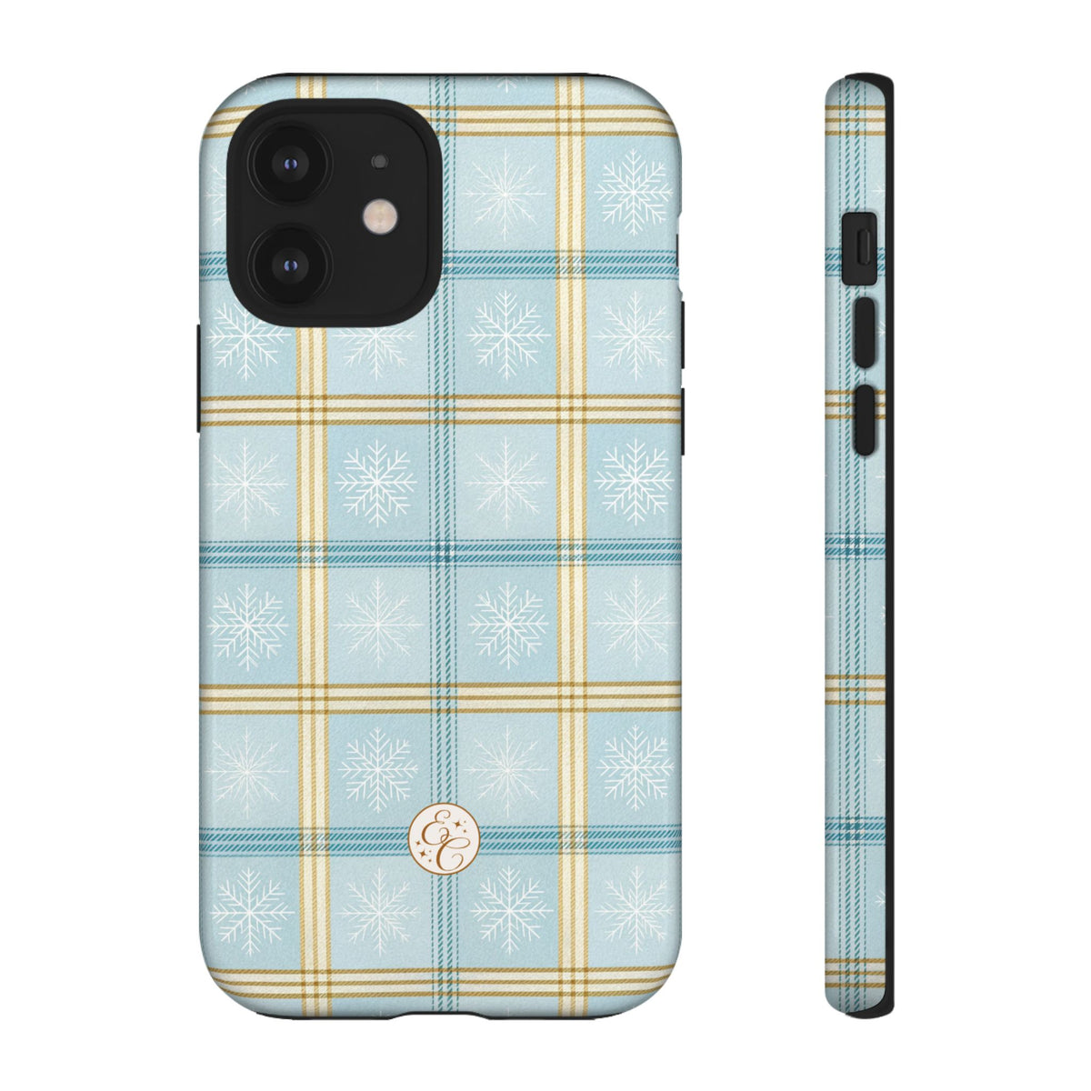 Blue Winter Plaid Phone Case