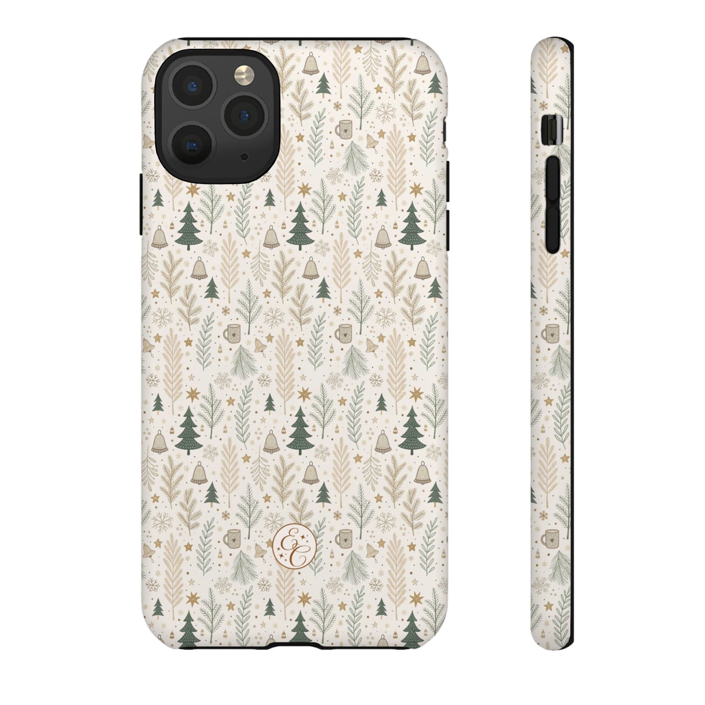 Boho Christmas Forest Tough Phone Case