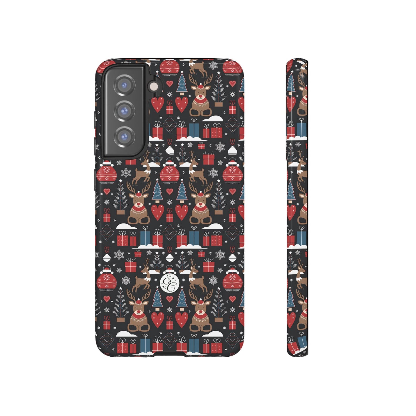 Christmas Holiday Pattern Tough Phone Case