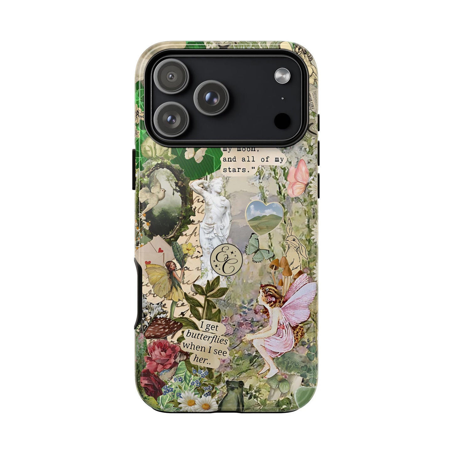 Vintage Botanical Collage Tough Phone Case
