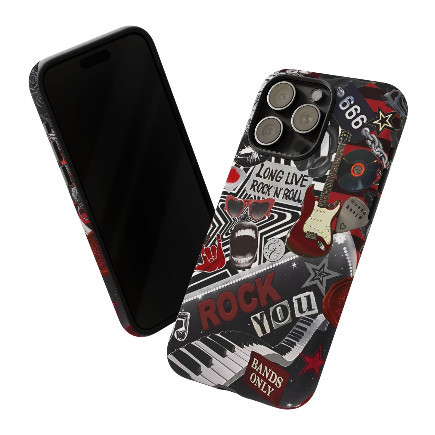 Rock and Roll Collage Tough Phone Case