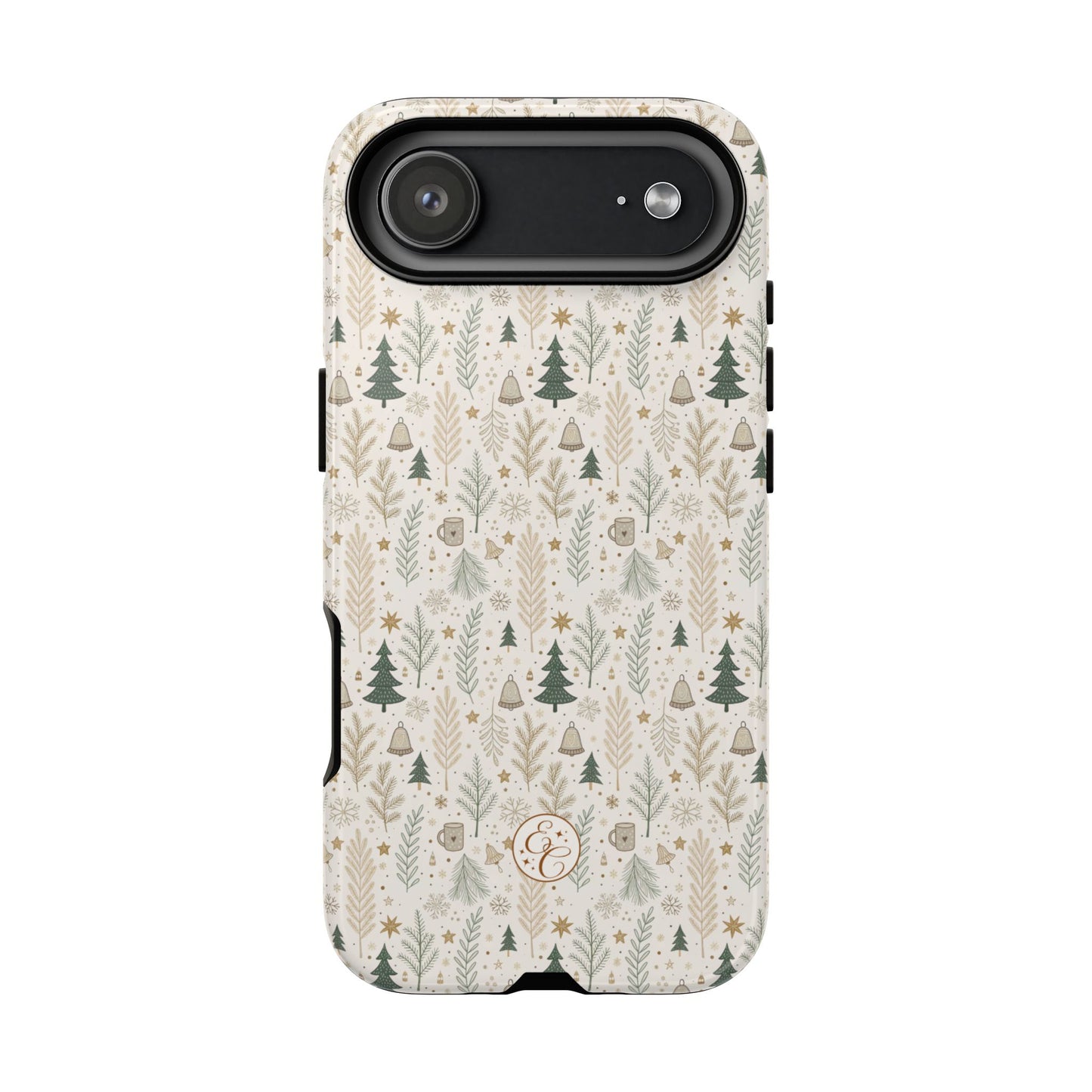 Boho Christmas Forest Tough Phone Case
