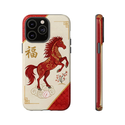 Chinese Zodiac Horse Tough Phone Case