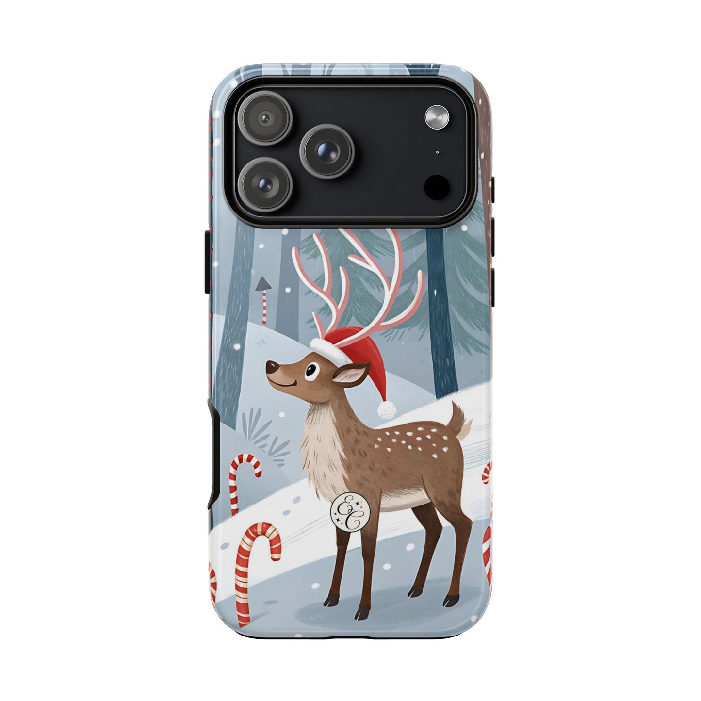 Reindeer in Winter Wonderland Tough Phone Case