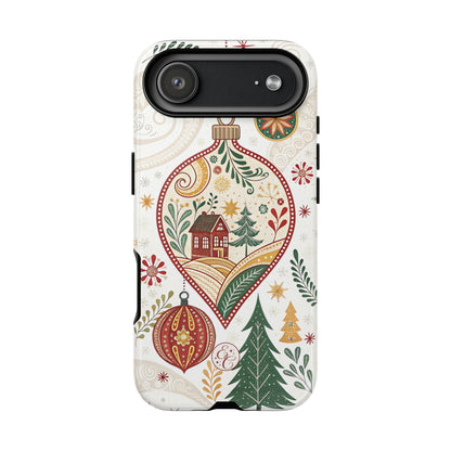 Cozy Christmas Ornament Tough Phone Case
